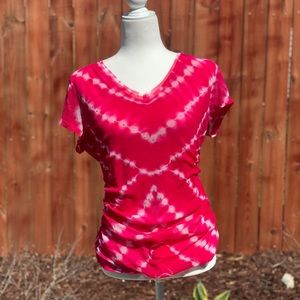Pink tiedye Top